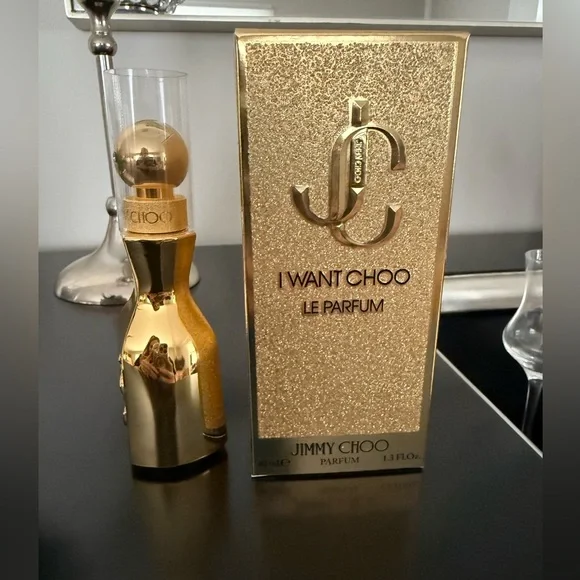 NIB Jimmy Choo Gold I Want Choo Le Perfume - Picture 2 of 6
